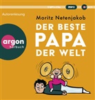 Moritz Netenjakob, Moritz Netenjakob - Der beste Papa der Welt, 1 Audio-CD, 1 MP3 (Hörbuch)