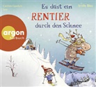 Smilla Blau, Cathlen Gawlich - Es düst ein Rentier durch den Schnee, 2 Audio-CD (Audio book)
