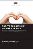 Khritish Swargiary - DROITS DE L'HOMME, VALEURS ET PAIX