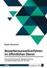 Birgit Oestreich - Bewerberauswahlverfahren im öffentlichen Dienst