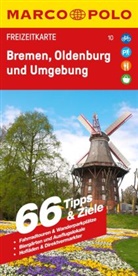 MARCO POLO Freizeitkarte 10 Bremen, Oldenburg und Umgebung 1:100.000