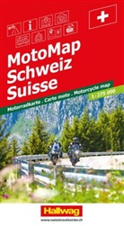 Hallwag MotoMap Motorradkarte Schweiz 1:275.000