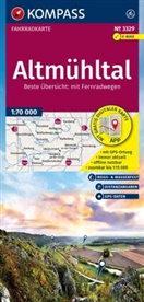 KOMPASS Fahrradkarte 3329 Altmühltal 1:70.000