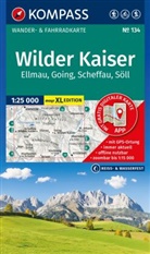 KOMPASS Wanderkarte 134 Wilder Kaiser - Ellmau - Going - Scheffau - Söll 1:25.000