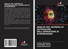 Salokhiddin Alimov, Firdavs Almuratov, E'zoza Nurmanova - ANALISI DEL NUMERO DI AUTOVALORI DELL'OPERATORE DI SCHRÖDINGER