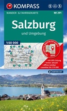 KOMPASS Wanderkarten-Set 291 Salzburg und Umgebung (2 Karten) 1:50.000
