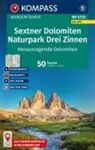 Eugen E Hüsler - KOMPASS Wanderführer Sextner Dolomiten, Naturpark Drei Zinnen - Herausragende Dolomiten, 50 Touren mit Extra-Tourenkarte