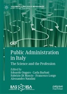 Carla Barbati, Fabrizio Di Mascio, Fabrizio Di Mascio et al, Francesco Longo, Alessandro Natalini, Edoardo Ongaro - Public Administration in Italy