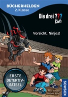 Anne Scheller, Michael Böhm - Die drei ??? Kids, Bücherhelden 2. Klasse, Vorsicht, Ninjas!