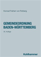 Konrad Freiherr Von Rotberg, Konrad Freiherr von Rotberg - Gemeindeordnung Baden-Württemberg