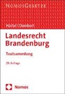 Dombert, Matthias Dombert, Ines Härtel - Landesrecht Brandenburg