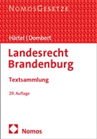 Dombert, Matthias Dombert, Ines Härtel - Landesrecht Brandenburg