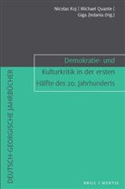 Nicolas Koj, Michael Quante, Giga Zedania - Demokratie- und Kulturkritik in der ersten Hälfte des 20. Jahrhunderts