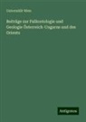 Universität Wien - Beiträge zur Paläontologie und Geologie Österreich-Ungarns und des Orients