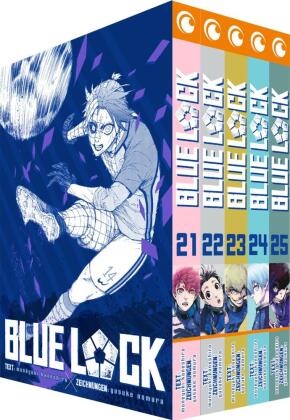 Muneyuki Kaneshiro,  Muneyuki Kaneshiro, Yusuke Nomura - Blue Lock - Band 21-25 im Sammelschuber