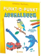 Norbert Pautner - Punkt-zu-Punkt-Ausmalbuch (gelb)