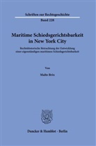 Malte Brix - Maritime Schiedsgerichtsbarkeit in New York City