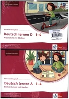 Deutsch lernen A-D 1-4, m. 1 Beilage