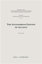 Thomas Ford - The Alexandrian Edition of Alcaeus