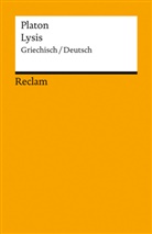 Platon, Gernot Krapinger - Lysis. Griechisch/Deutsch