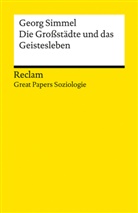 Georg Simmel, Hans-Peter Müller - Die Großstädte und das Geistesleben