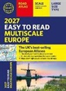 Philip's Maps - Philip's 2027 Easy to Read Multiscale Road Atlas of Europe