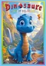 Josef Mickey Müller - Livre de coloriage dinosaure pour enfants de 4 à 8 ans - avec 50 illustrations adorables à colorier, du brontosaure au T-Rex - idéal pour tous les jeunes passionnés de dinos