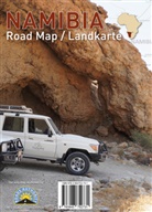 Uwe U (Prof. Dr.) Jäschke, Uwe U. Prof. Dr. Jäschke - Namibia Road Map / Landkarte Campsite Edition