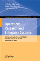 Federico Liberatore, Greg Parlier, Slawo Wesolkowski - Operations Research and Enterprise Systems