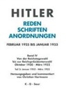 Christian Hartmann - Hitler. Reden, Schriften, Anordnungen. Von der Reichstagswahl bis zur Reichspräsidentenwahl. Oktober 1930-März 1932 - Band IV. Teil 3: Januar bis März 1932