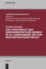 Sandra Knaudt - Das Strafrecht des Großherzogtums Hessen im 19. Jahrhundert bis zum Reichsstrafgesetzbuch