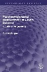 McGuigan F. J. - Psychophysiological Measurement of Covert Behavior