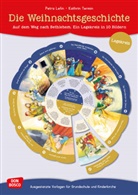 Kathrin Termin, Petra Lefin - Die Weihnachtsgeschichte. Auf dem Weg nach Bethlehem. Ein Legekreis in 10 Bildern, m. 1 Beilage