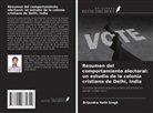 Brijendra Nath Singh - Resumen del comportamiento electoral: un estudio de la colonia cristiana de Delhi, India