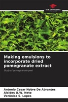 Antonio Cesar Nobre De Abrantes, Verônica S. Lopes, Alcides O. W. Neto, Alcides O.W. Neto - Making emulsions to incorporate dried pomegranate extract