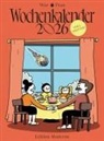 Jonathan Kunz, Elizabeth Pich, War and Peas, Christoph Schuler - Volltreffer — Wochenkalender 2026