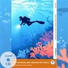 Elena Vallejo, Frank, Ilya Frank, EasyOriginal Verlag - El Fantasma del Arrecife de Coral - Spanische Krimi-Lektüre A1-A2 (+ Audio-CD)
