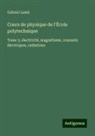 Gabriel Lamé - Cours de physique de l'École polytechnique