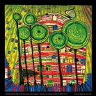 Wörner Verlag GmbH - Hundertwasser Puzzle mit Grußkarte