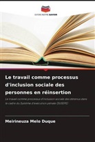 Meirineuza Melo Duque - Le travail comme processus d'inclusion sociale des personnes en réinsertion