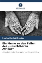 Shaibu Danladi Sunday - Ein Memo zu den Fallen des "unsichtbaren Afrikas"