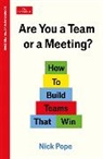 Nick Pope, Pope Nick - Are You a Team or a Meeting?