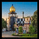 Wörner Verlag GmbH - Hundertwasser Puzzle mit Grußkarte
