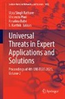 Rosalina Babo, Rosalina Babo et al, S. Karthik, Vincenzo Piuri, Vijay Singh Rathore - Universal Threats in Expert Applications and Solutions
