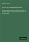 Achille Jubinal - Notice sur les armes defensives