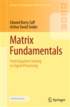 Edward Barry Saff, Arthur David Snider - Matrix Fundamentals