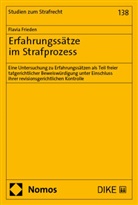 Flavia Frieden - Erfahrungssätze im Strafprozess