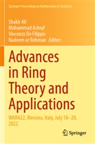 Shakir Ali, Mohammad Ashraf, Vincenzo De Filippis, Vincenzo De Filippis et al, Nadeem ur Rehman - Advances in Ring Theory and Applications