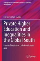Etienne Gérard - Private Higher Education and Inequalities in the Global South