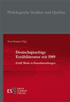 Sven Kramer, Sven Kramer (Prof. Dr.) - Deutschsprachige Erzählliteratur seit 1989